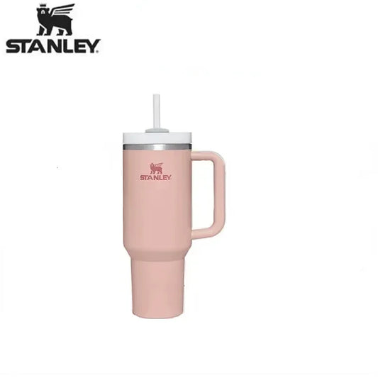 Stanley 30oz/40oz Insulated Tumbler With Lid and Straws Stainless Steel Coffee Tumbler with Handle Vacuum Leak Proof Coffee Cup